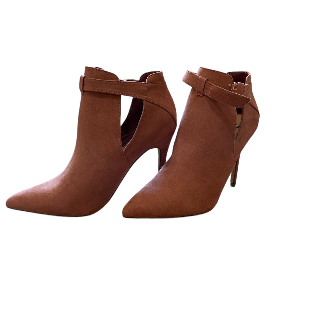 Pink ankle boots